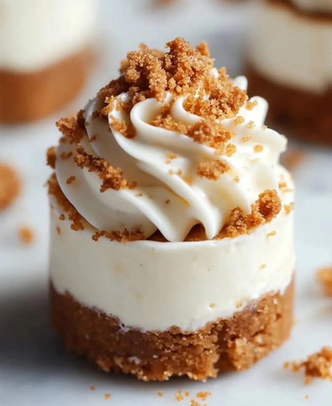 Deconstructed Biscoff cheesecake